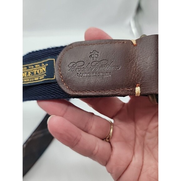 Pendleton Tartan Belt With Leather Accents Size 36 - Picture 6 of 8